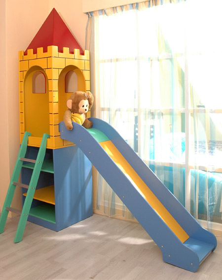 兒童床組-溜滑梯